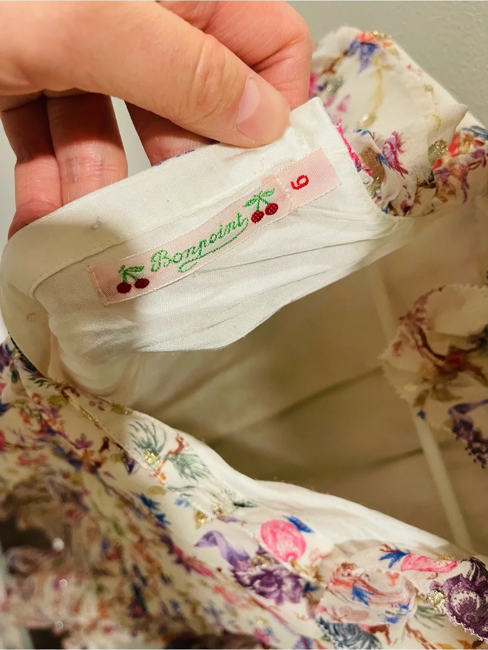 Bonpoint floral dress size 6